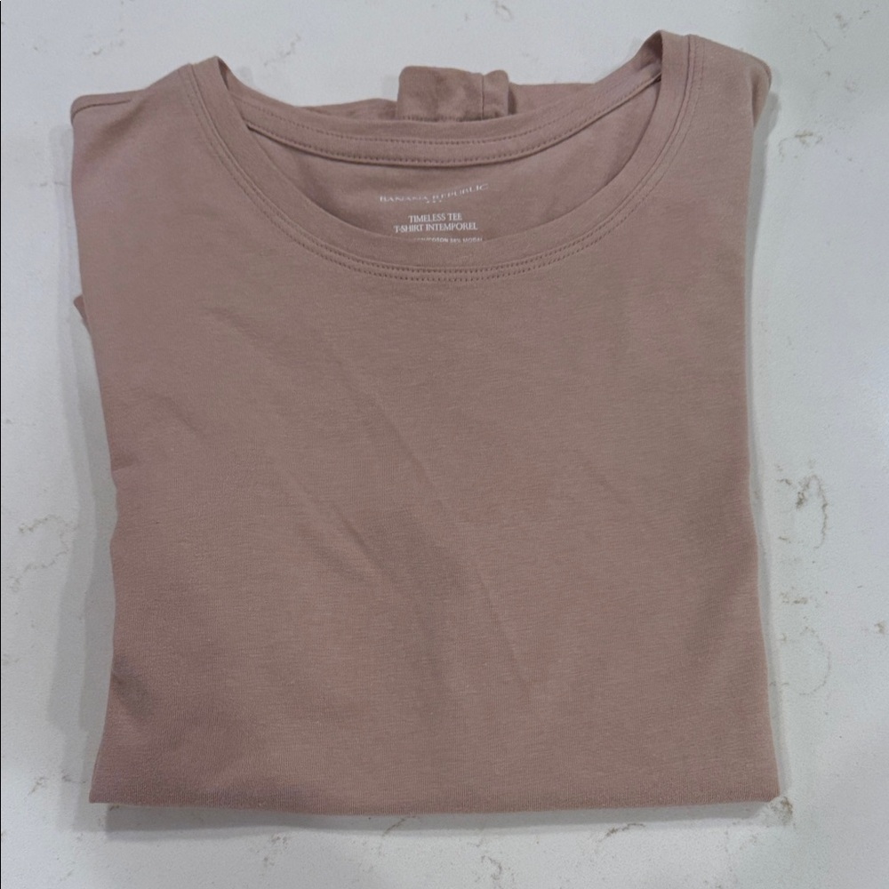 Banana Republic Pink Short Sleeve Tee